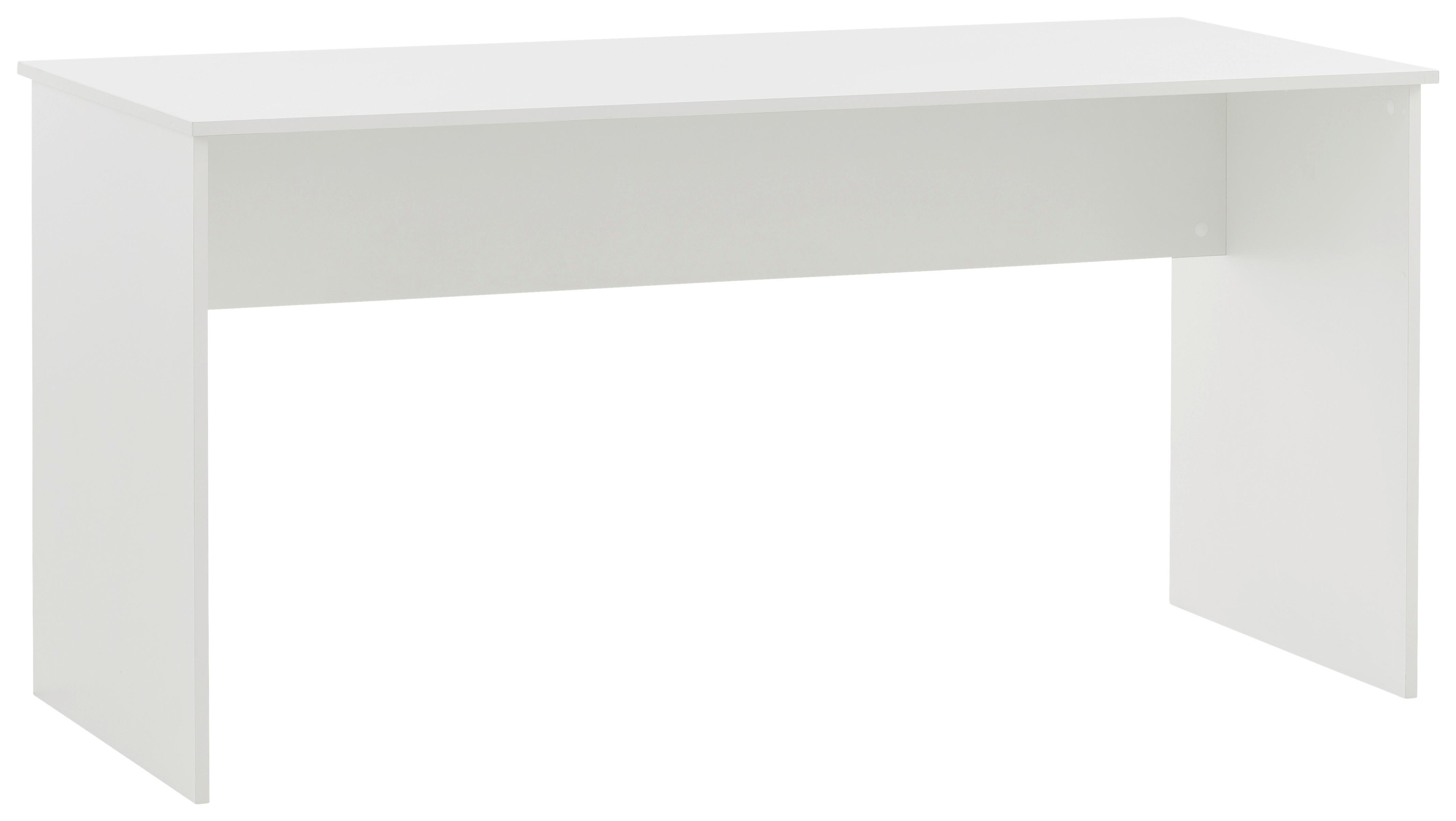 Schreibtisch Serie 500 Weiß ca. 65x150x73,6cm - Weiß, MODERN, Holzwerkstoff (65/150/73,6cm) - MID.YOU