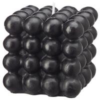 Kerze Bubble In Schwarz - Schwarz, Modern (8/7,5/8cm) - Modern Living