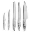 Késtartó Blokk Marble - Színes/Szürke, modern, Műanyag/Fém (11/23cm) - Premium Living Késtartó Blokk Marble - Színes/Szürke, modern, Műanyag/Fém (11/23cm) - Premium Living