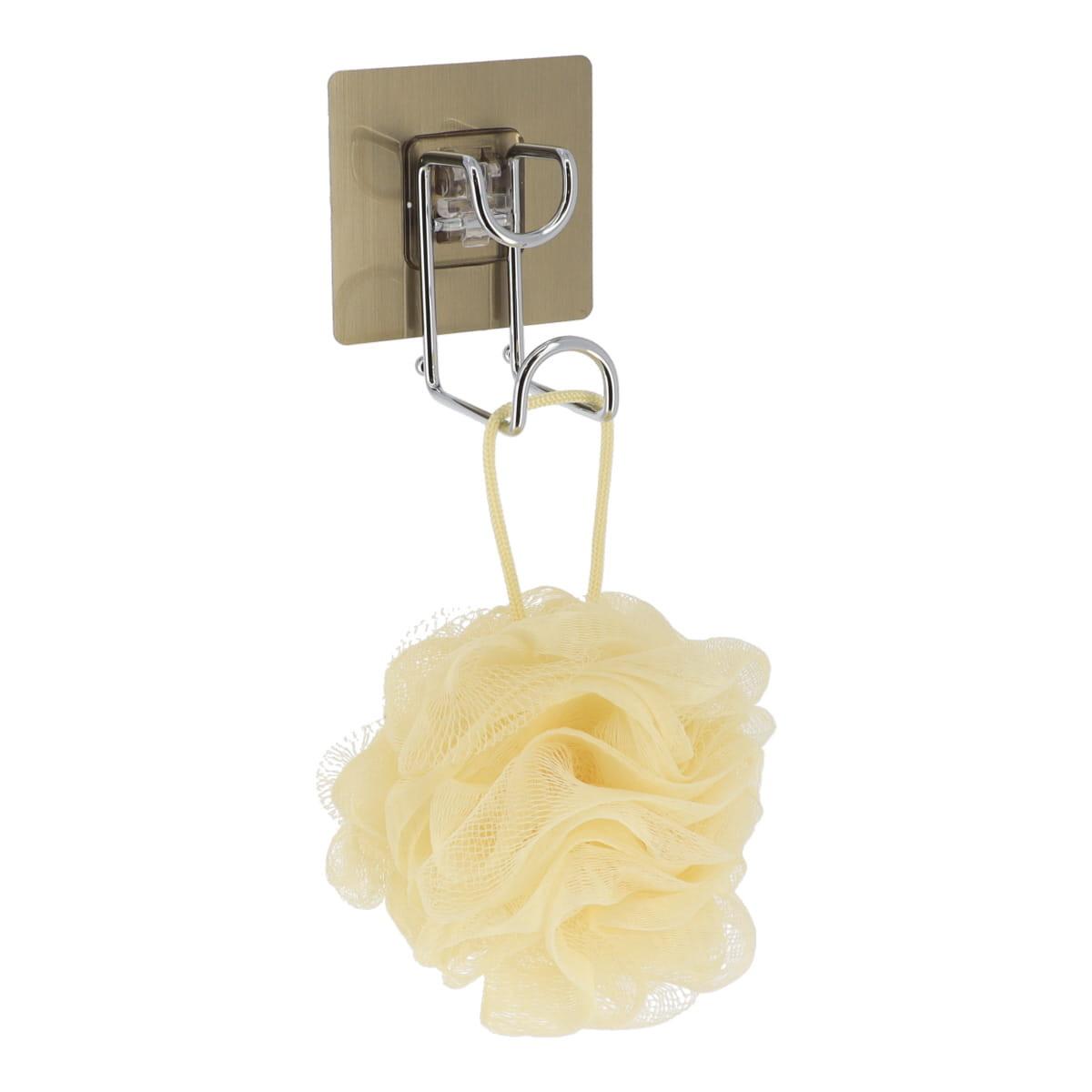 Cârlig autoadeziv Silvie - argintiu, Basics, metal (13,8/14/3,1cm)