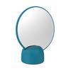 Kosmetikspiegel Naime in Blau - Blau, Modern, Glas/Kunststoff (17/19,8/8,5cm) - Premium Living