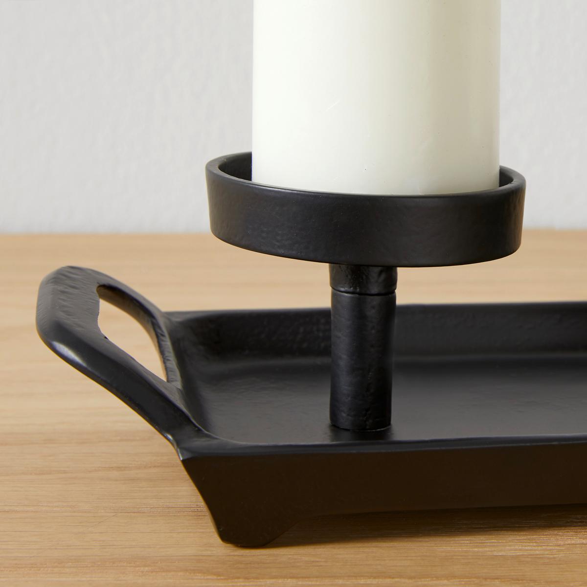 ŚWIECZNIK AIGNA - Modern, metal (50/13/8cm)