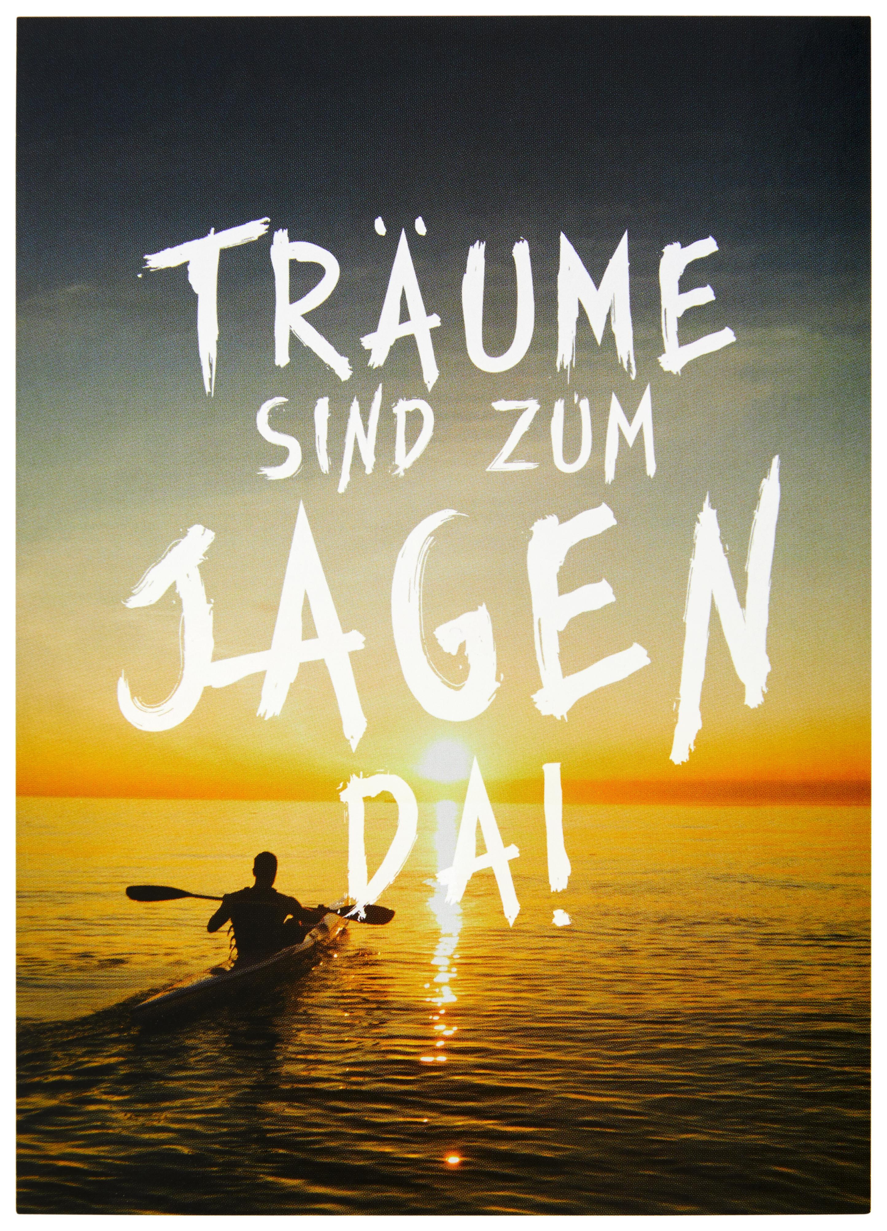 Postkarte Statements in Orange - Multicolor, Papier (10,5/14,8cm) - VS Visual Statements