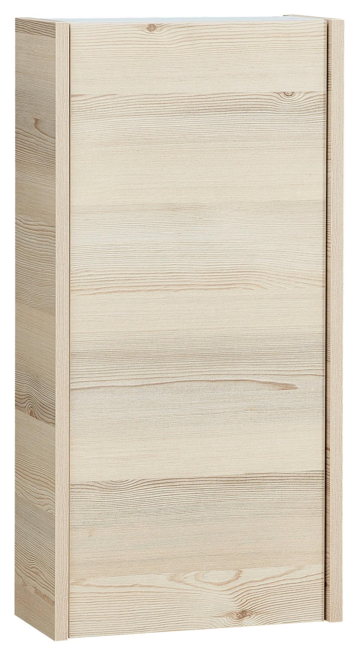 SZAFKA WISZĄCA XORA 393 - kolor piniowy, Konventionell, materiał drewnopochodny/szkło (35/70/20,5cm) - Xora