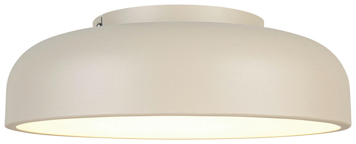 Plafonieră cu LED Mike - alb/nisipiu, Modern, plastic/metal (35/11cm) - Mömax