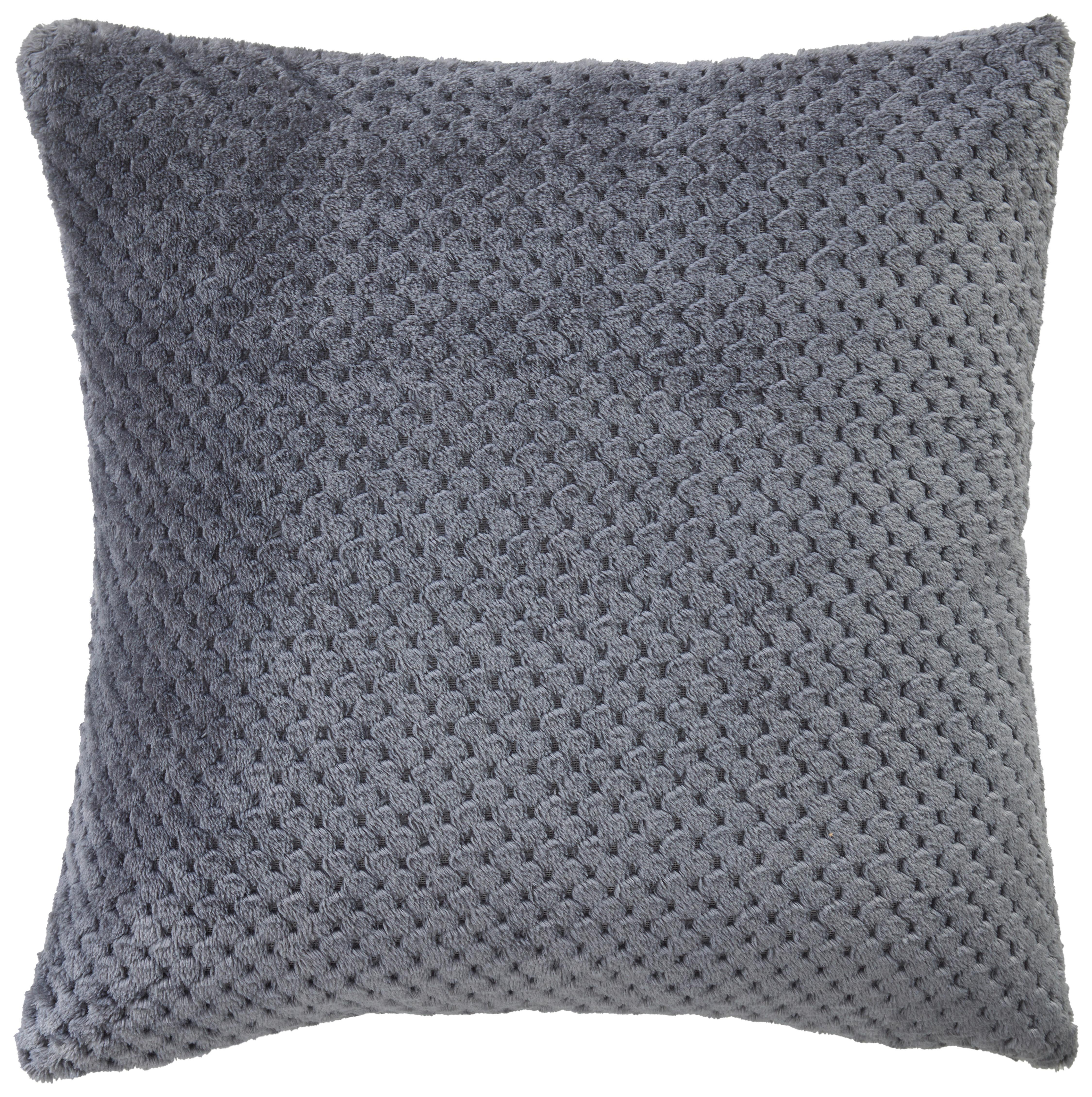 Kissenhülle Lars Grau ca. 40x40cm - Grau, Konventionell, Textil (40/40cm) - Based