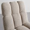 STOL MALU - beige/svart, Modern, metall/textil (53/68/83cm) - Bessagi Home