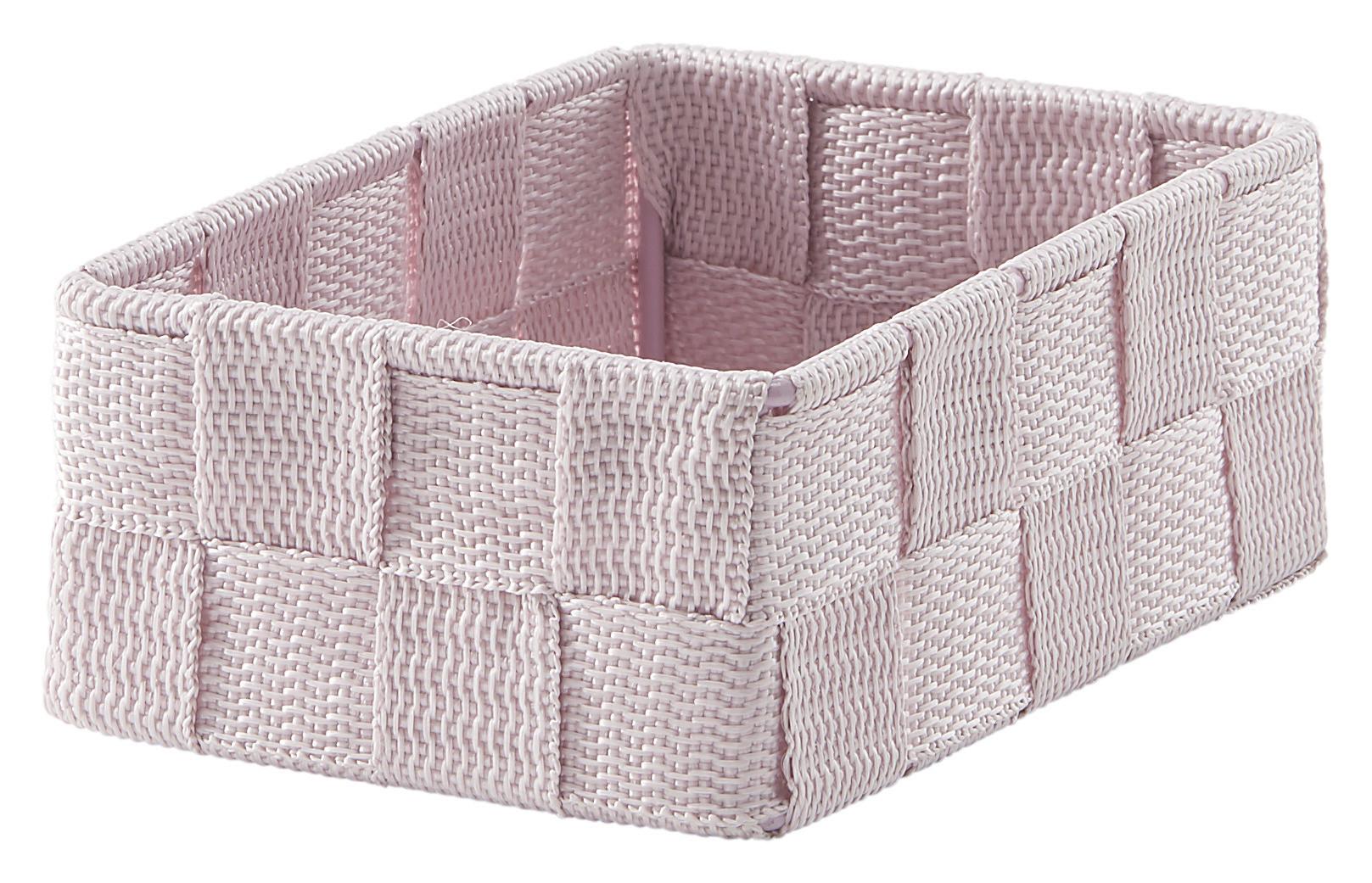 Korb Nelly in diversen Farben - Beige/Flieder, Kunststoff/Metall (15/10/5,5cm) - Mömax