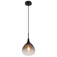 Hängeleuchte Olsen Klar max. 40 Watt - Klar, Design, Glas/Metall (20/120cm) - Globo