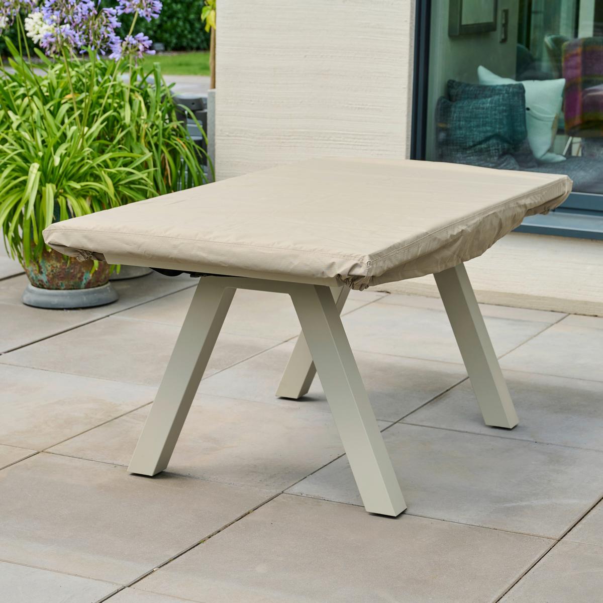 Schutzhülle für Tisch Beige ca. 100x15x160 cm - Beige, MODERN, Kunststoff (100/15/160cm) - Siena Garden