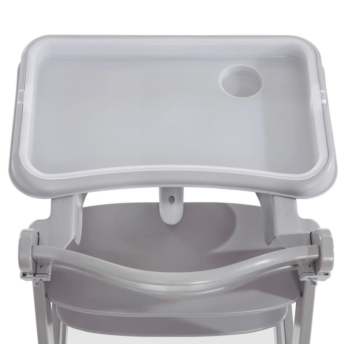 TACKA DO JEDZENIA I ZABAWY 661994 ALPHA TRAY - szary, Trend, tworzywo sztuczne (46/56,5/22,5cm) - Hauck