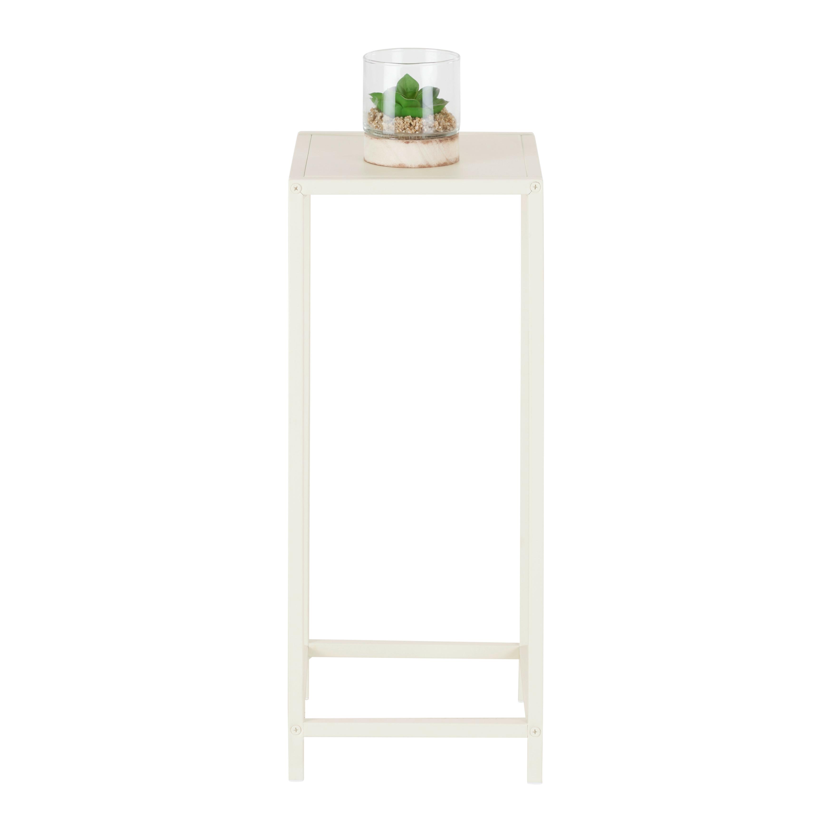BLOMPIEDESTAL VERA - sandfärgad, Modern, metall (25/60/25cm) - Mömax
