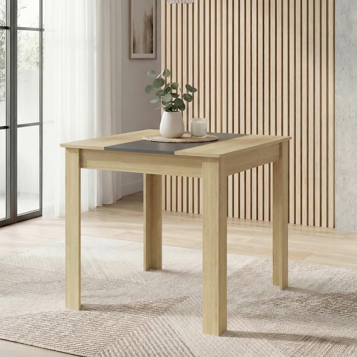 Esstisch Vcm Esstisch "disalo" 80x80 - Honigeiche, Modern, Holzwerkstoff (80/80/75cm) - MID.YOU