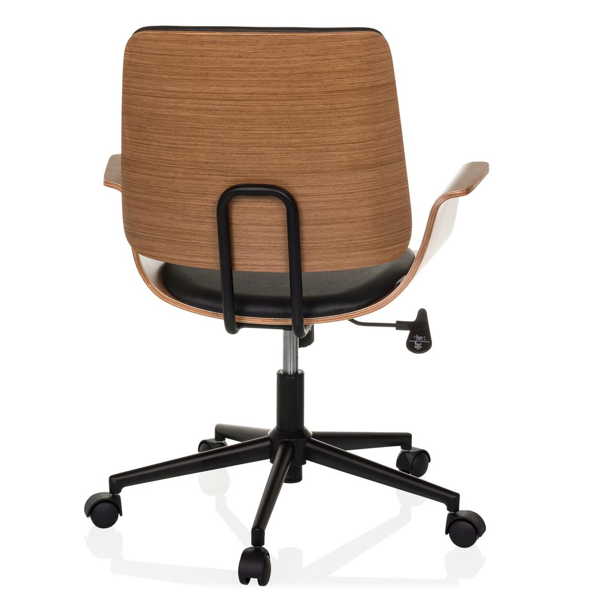 Pisarniški Stol Cenca I, Črna - črna, Moderno, kovina/umetna masa (68/92/63,5cm) - MID.YOU