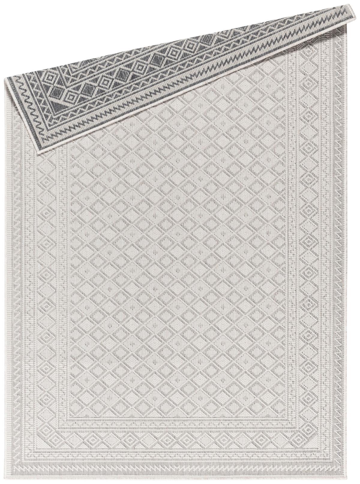 Ravno Tkana Preproga Naturel 2 - bela, Moderno, tekstil (120/170cm) - Modern Living