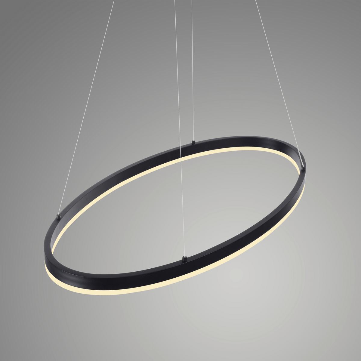 LAMPA WISZĄCA LED 2392-13 TITUS - antracytowy, Design, tworzywo sztuczne/metal (80/39/120cm) - Paul Neuhaus