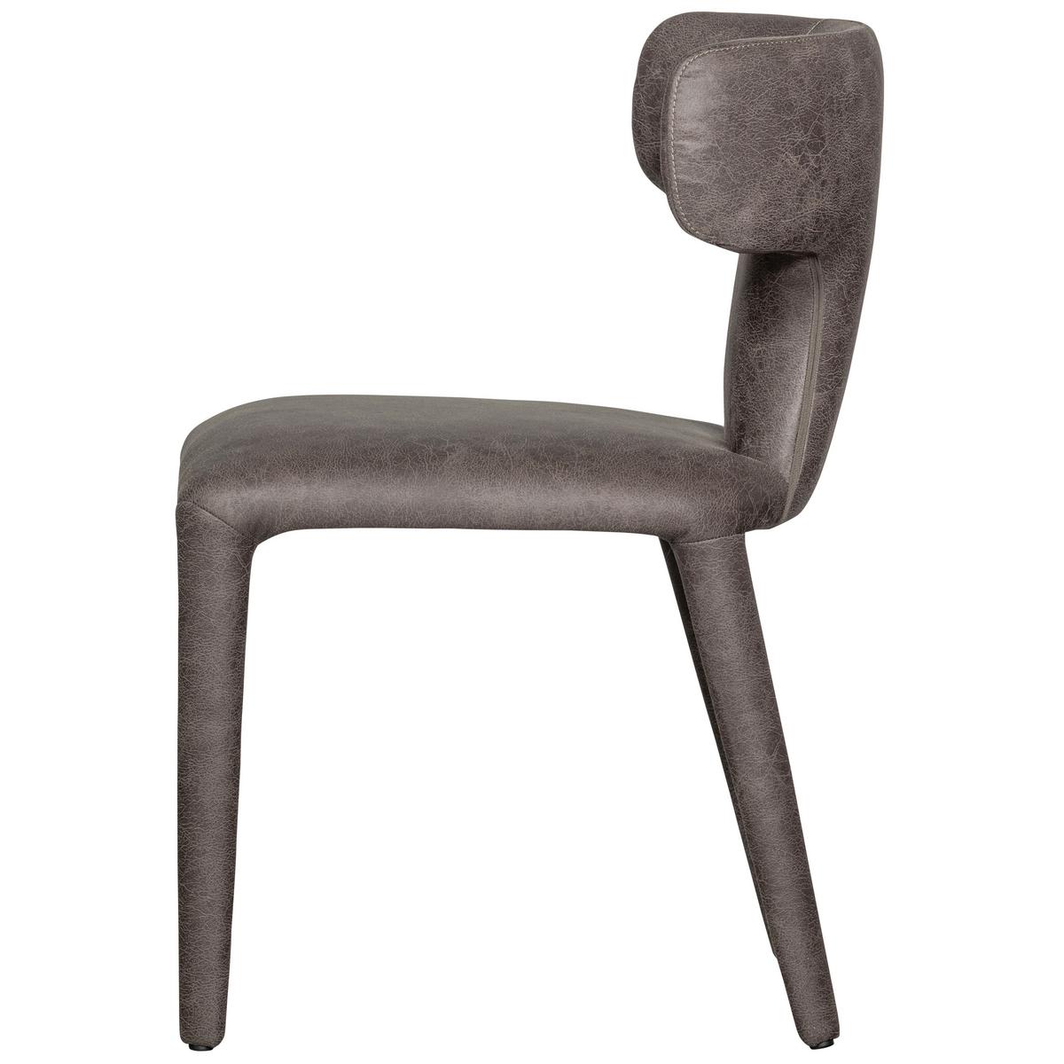 Stuhl-Set Permit Grau/Schwarz B: 52cm - Schwarz/Grau, MODERN, Holzwerkstoff/Textil (52/78/53cm) - Livetastic