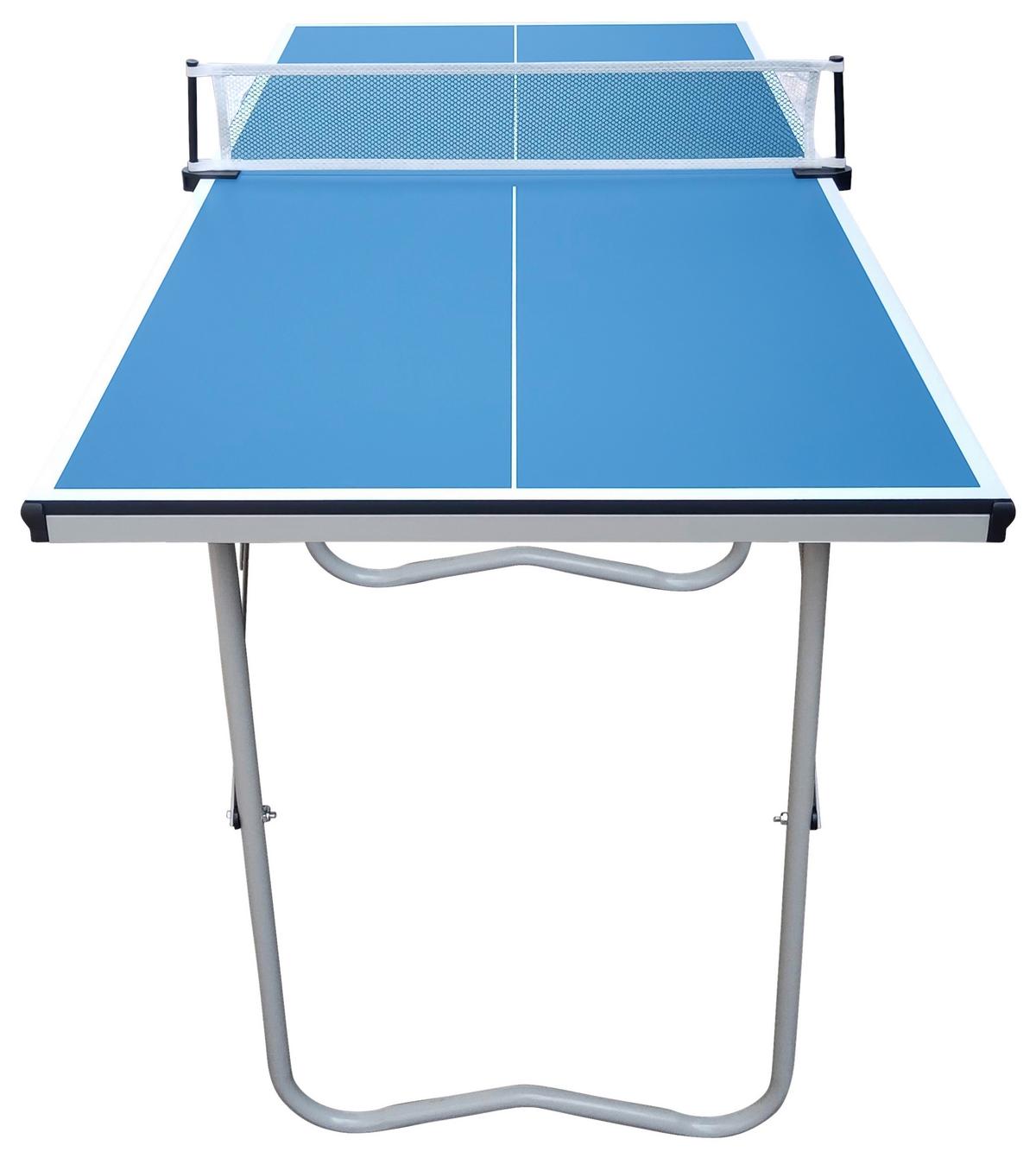 Tischtennistisch Blau - Blau, KONVENTIONELL, Holz/Metall (67/69/150cm) - Ambia Garden
