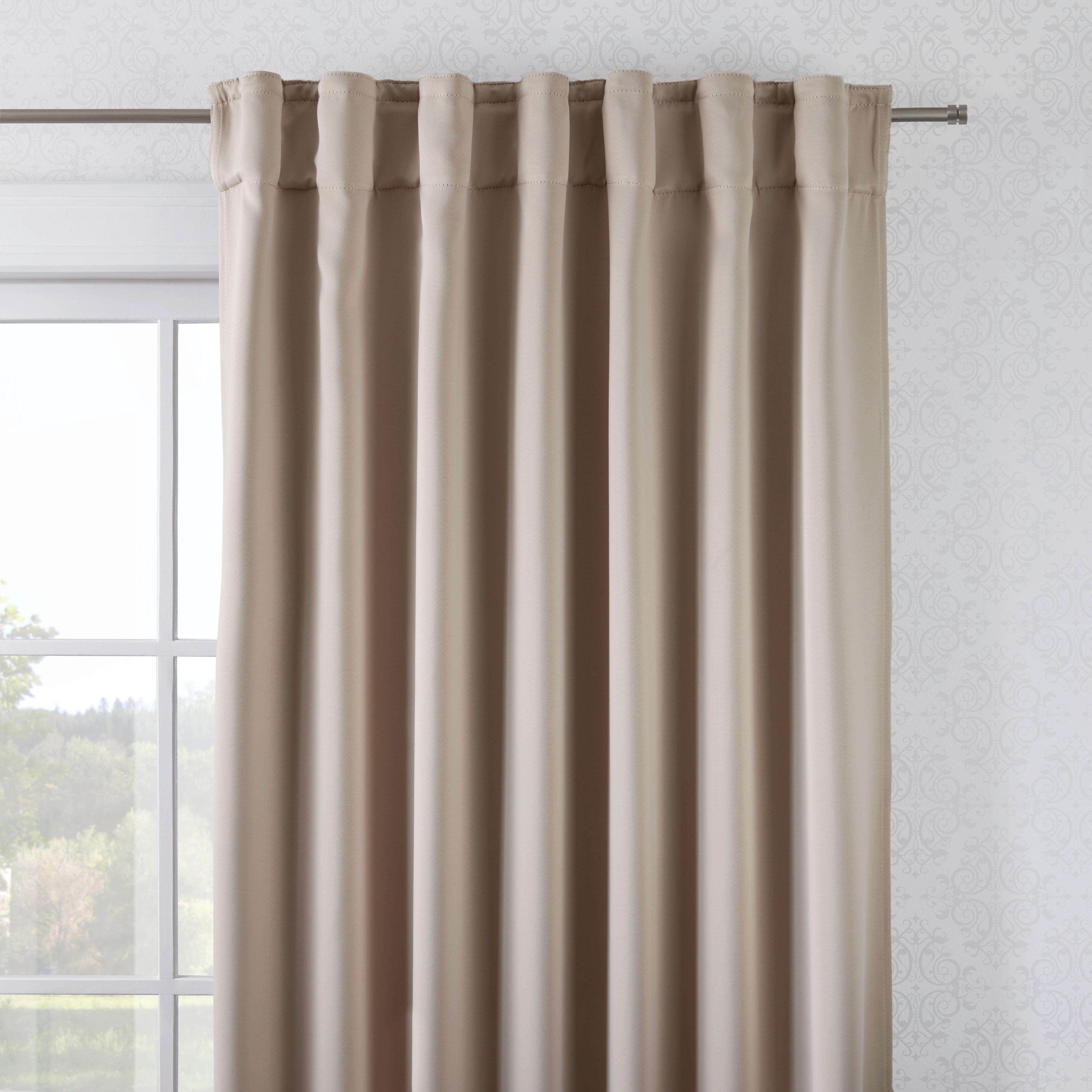 Verdunkelungsvorhang Riccardo ca. 140x245cm - Sandfarben, Modern, Textil (140/245cm) - Premium Living