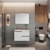 Element Ispod Umivaonika Winter - bijela/antracit, Moderno, drvni materijal (80/51/46cm)