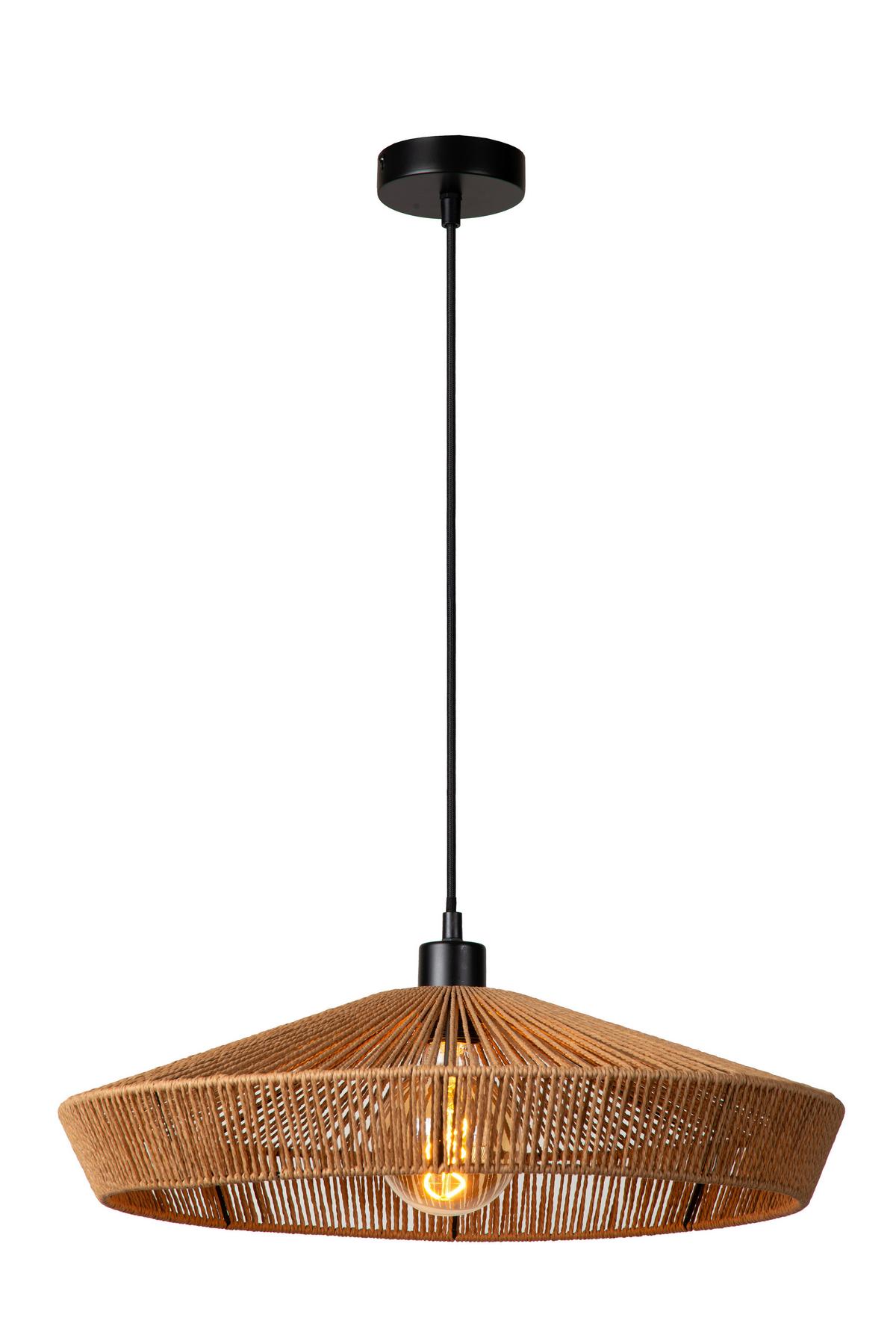 Hängeleuchte 10413/50/72 Yunkai - Natur (50/50/145cm) - Lucide