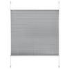 Plissee Solid Crash Silber ca. 50x130cm - Grau, Basics, Textil (50/130cm)