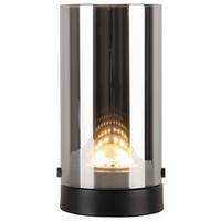 LAMPA STOŁOWA LED BLOH - czarny/kolor chromowy, Modern, metal/szkło (10/20cm) - Mömax