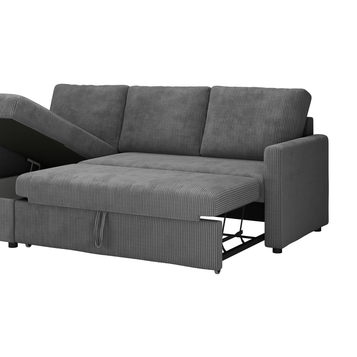 Coltar PARIS - antracit, Basics, lemn/metal (215/145cm)