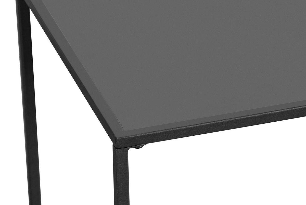 STOLIKI WSUWANE POD SIEBIE MARA - czarny, Basics, materiał drewnopochodny/metal (40/40/40cm) - Boxxx