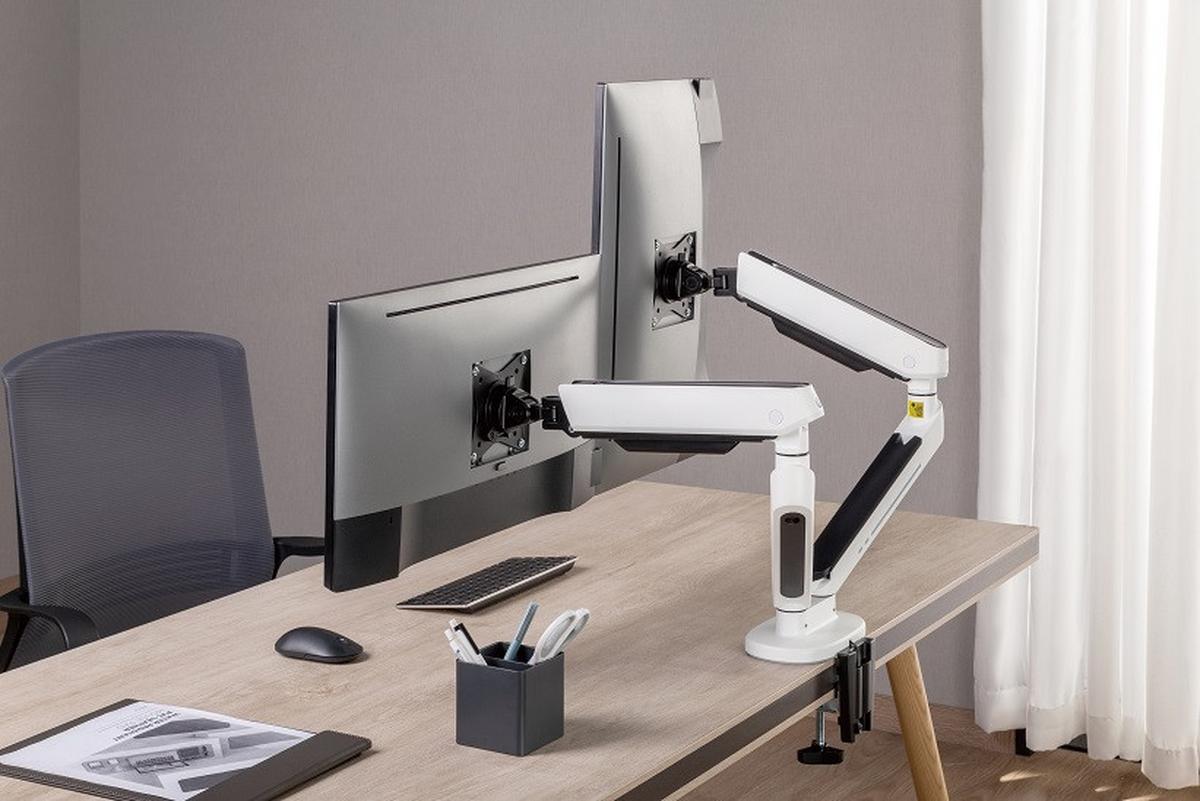 UCHWYT DO MONITORA CODY 2 RBG - biały, Design, tworzywo sztuczne/metal (105/62,2/15,2cm) - Boxxx