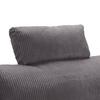 Kopfstütze Lille Graphitfarben - Graphitfarben, MODERN, Textil (58/23/10cm) - Mömax
