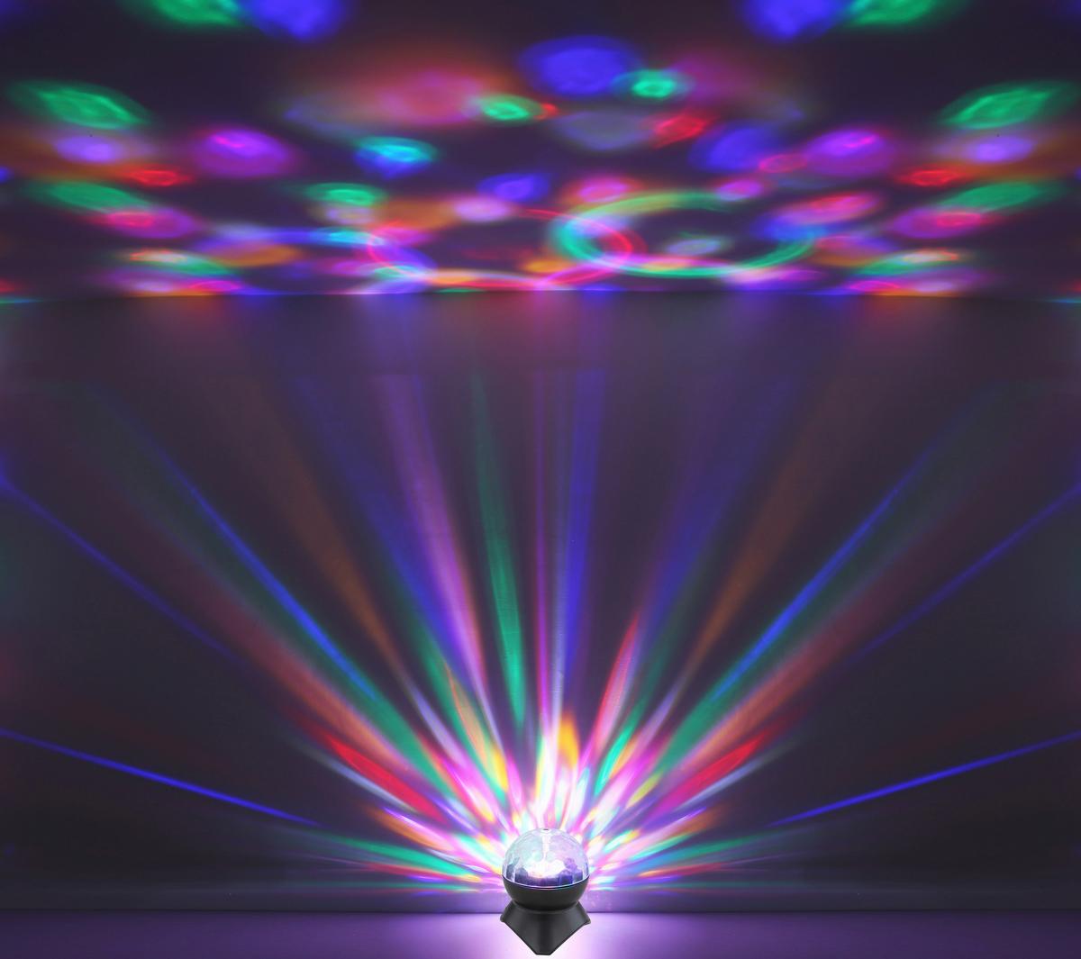 Discoleuchte Veli in Schwarz max. 3 Watt - Klar/Schwarz, Basics, Kunststoff (11/12,5cm) - Globo