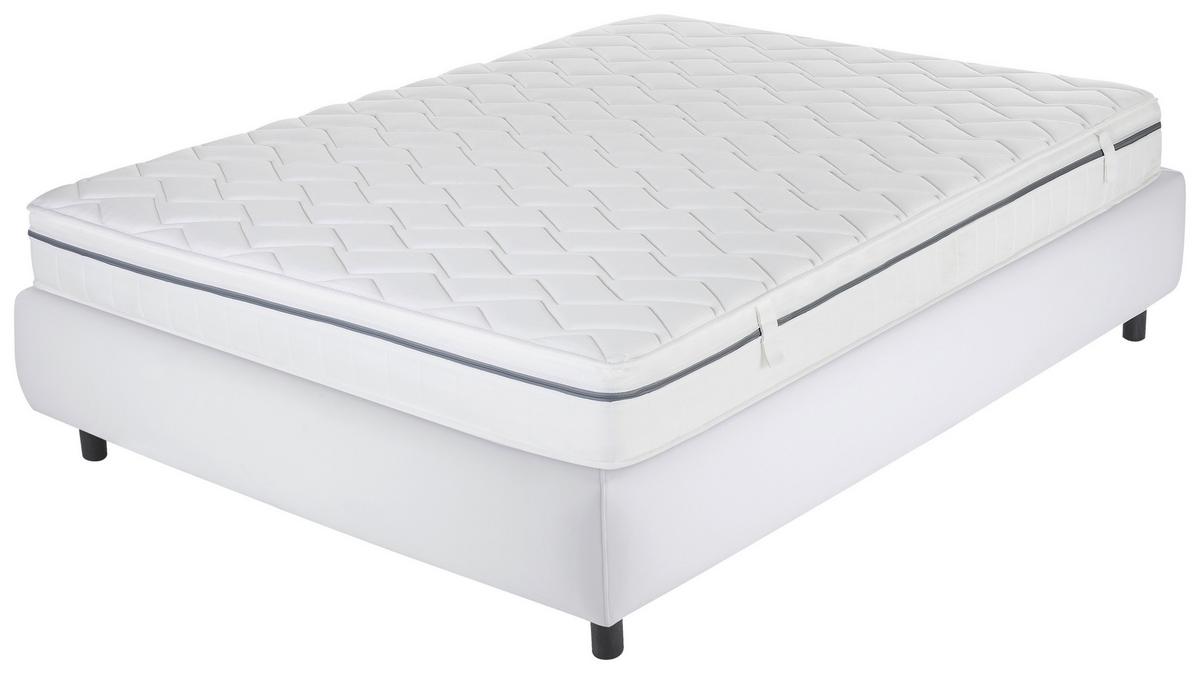 Kaltschaummatratze Air Wave 3D H2/3 ca. 140x200cm - Weiß, Basics, Textil (140/200cm) - MID.YOU