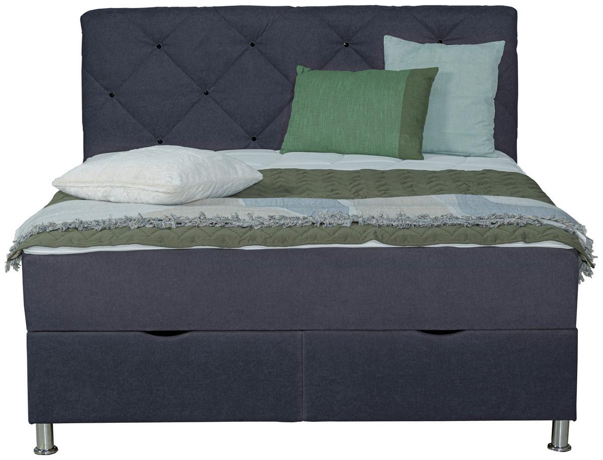 PAT BOX BLACK DIAMOND - antracit, Design, textil (160/200cm) - Modern Living