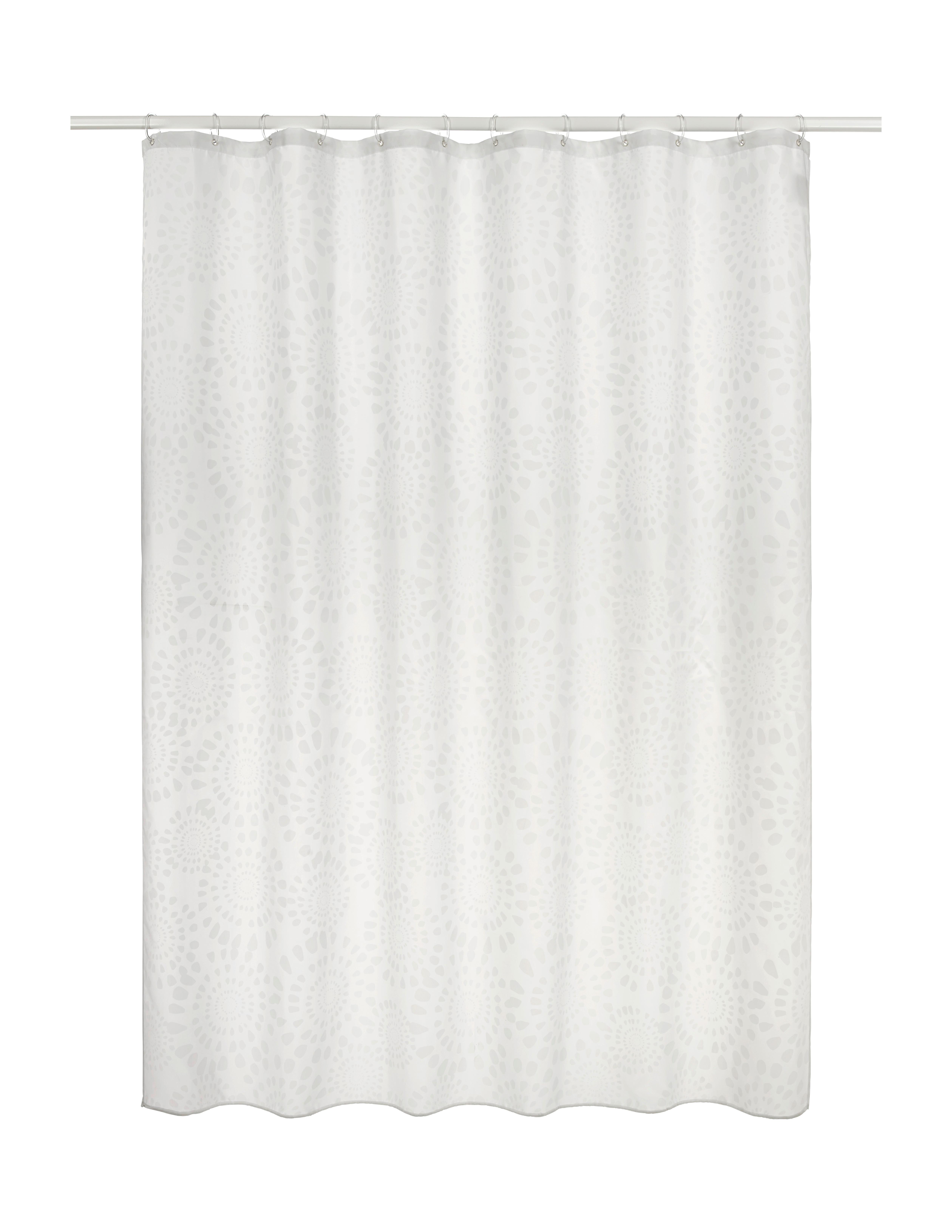 Duschvorhang Blanche in Weiß ca. 180x200cm - Weiß (180/200cm) - Modern Living
