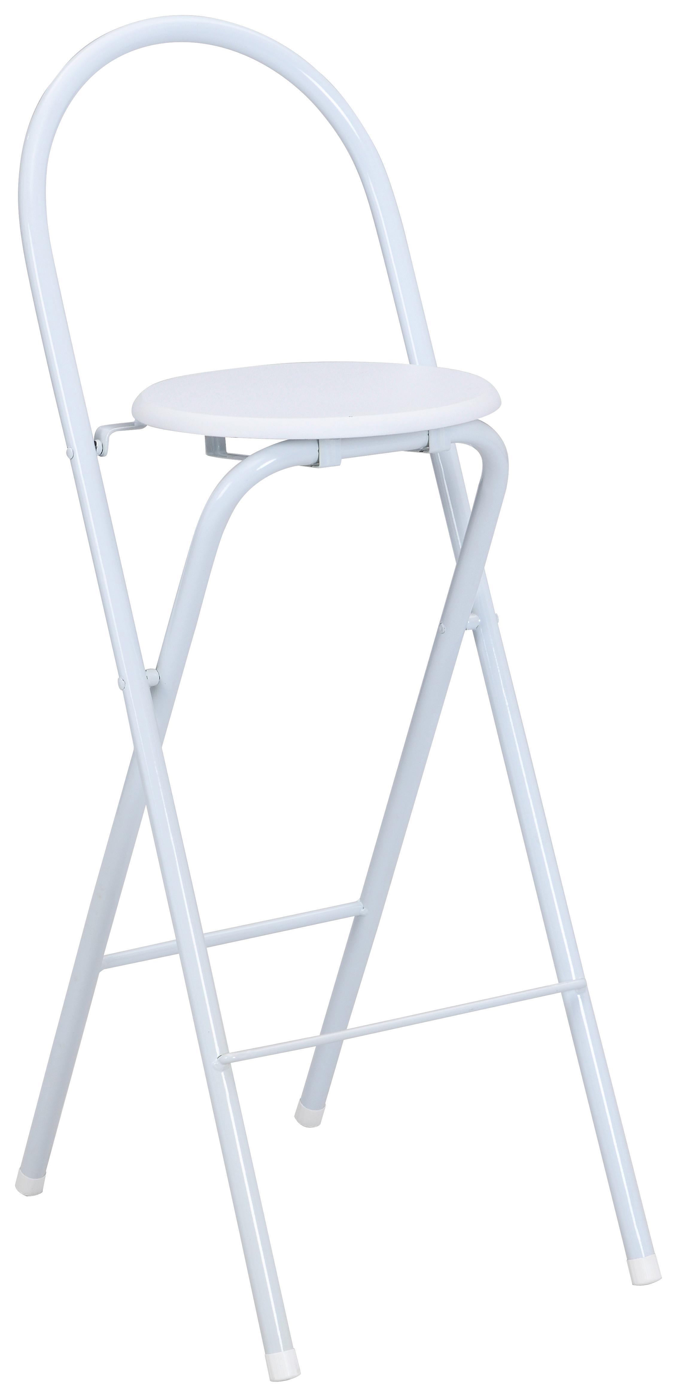 Zložljiv Stol Liane 2, Bela - bela, Moderno, kovina/umetna masa (38/100/47cm)