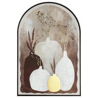 Slika Sa Ramom 80x120cm Denise - tamni hrast/višebojna, tekstil/pločasti materijal (80/120cm) - Mömax