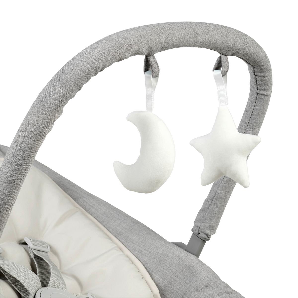 BUJAK LUNCH - szary, Basics, tworzywo sztuczne/metal (66/45/48-58cm) - My Baby Lou