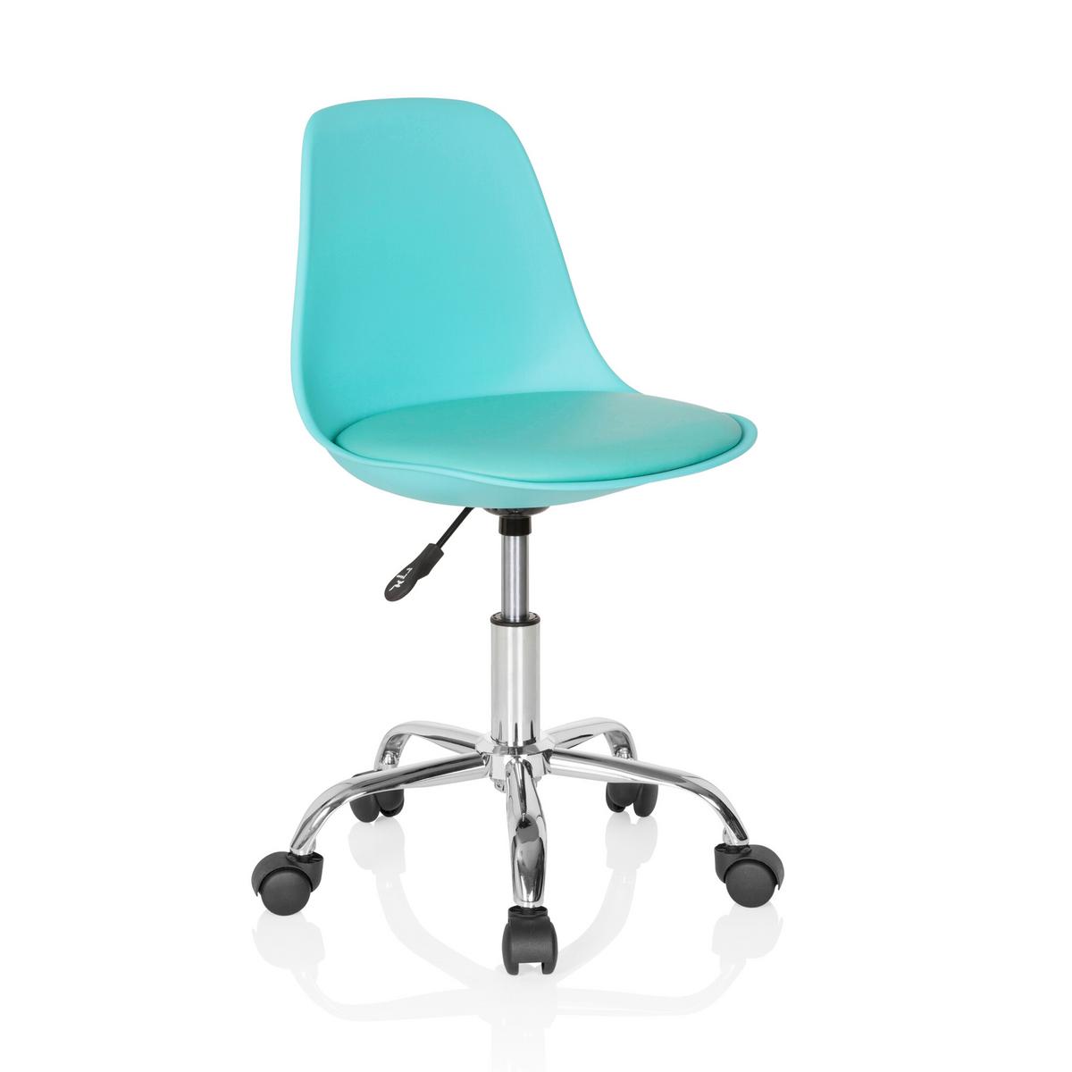 Mladinski Vrtljivi Stol Fancy Ii, Turkizna - turkizna, Basics, umetna masa/tekstil (40/72-82/44cm) - MID.YOU