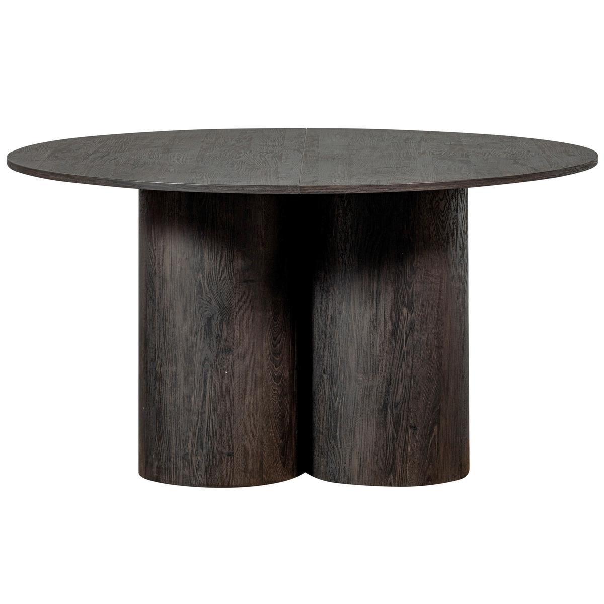 Esstisch Oona Dunkelbraun B: 140 cm - Dunkelbraun, Design, Holzwerkstoff (140/140/75cm) - Livetastic