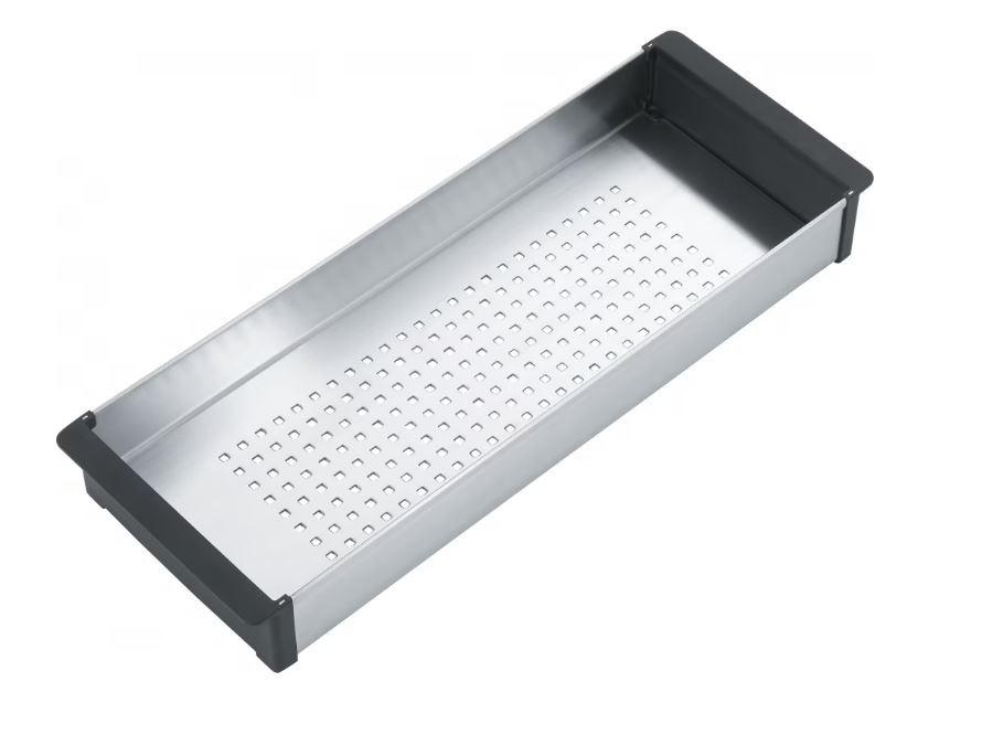 Abtopfmodul in Edelstahl für Mythos Spülen - Edelstahlfarben, MODERN, Metall (15,8/41,6/5,4cm) - Franke