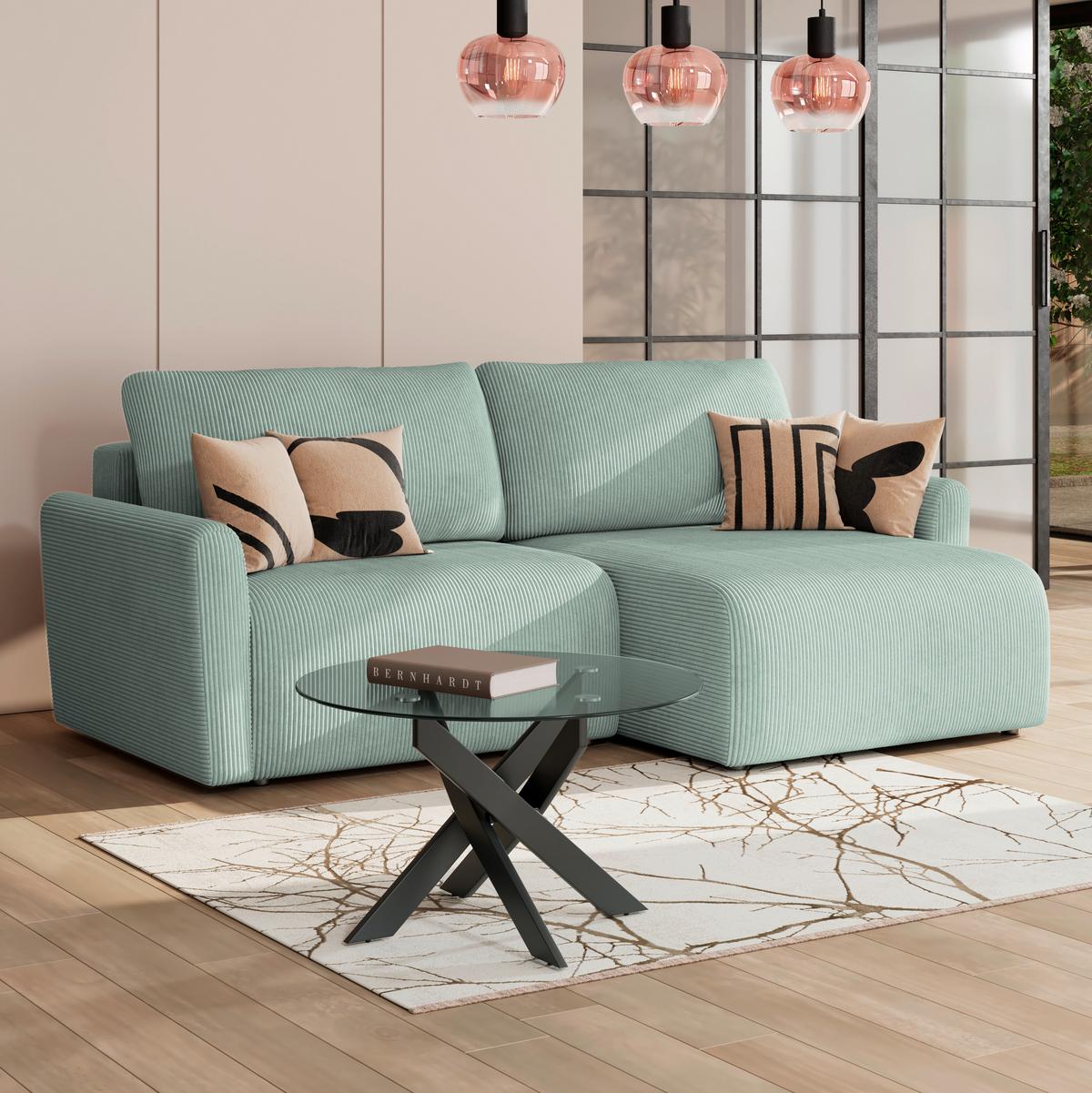 Kutna Garnitura Josh - boje kadulje, Trend, tekstil (229/146cm) - Best Price