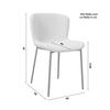 STOL NOEMIE - mörkgrå/svart, Modern, metall/trä (49/81/54cm) - Bessagi Home