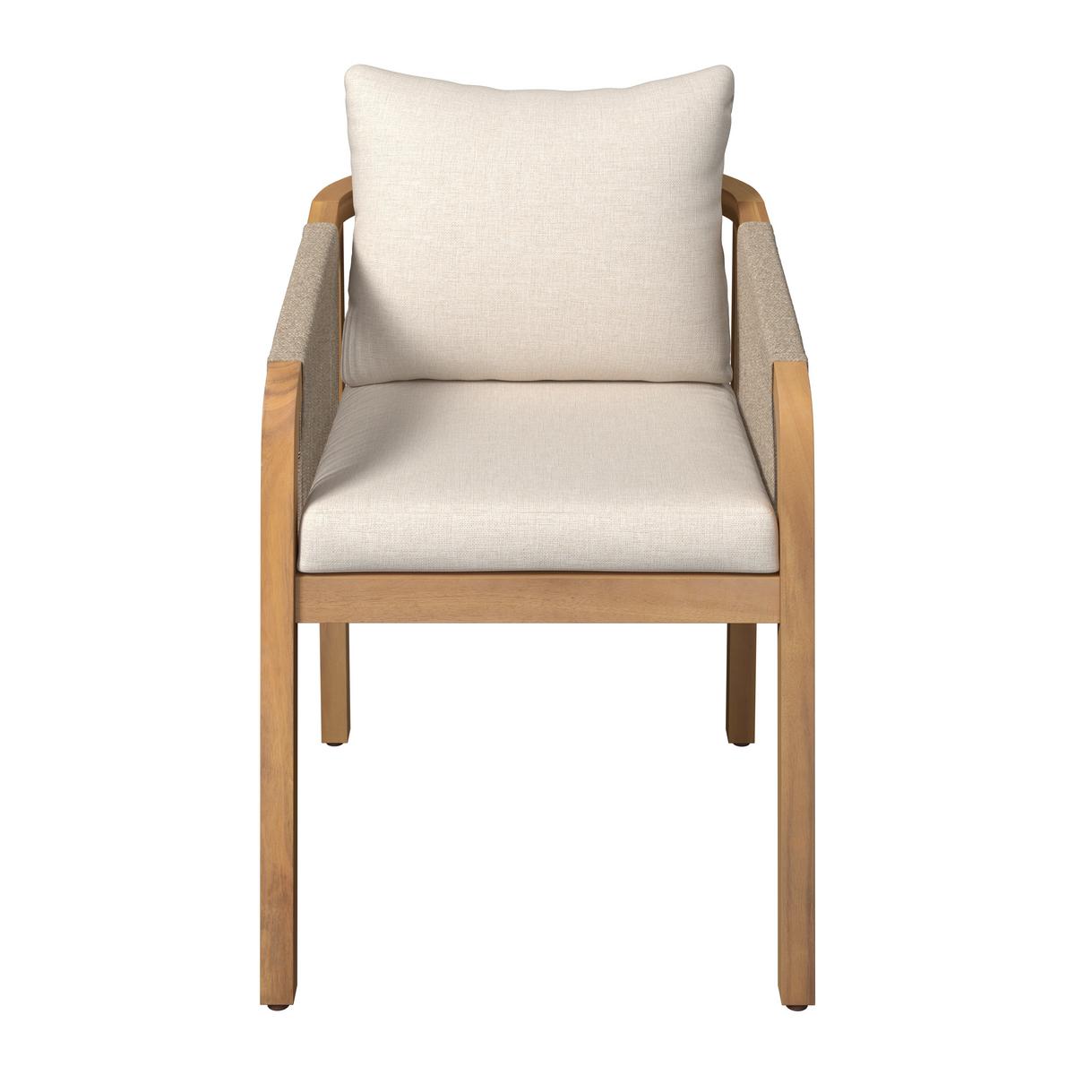 Gartentischgruppe Simba Akaziefarben, 7-teilig - Akaziefarben, Natur, Holz (100/200/77cm) - Mömax