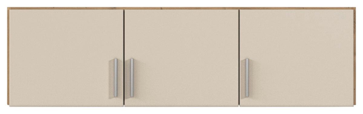 Nastavek Za Omaro Celle Matt, Barva Šampanjca, Ca. 136 Cm - barve šampanjca/barve aluminija, Trend, umetna masa/leseni material (136/39/54cm)