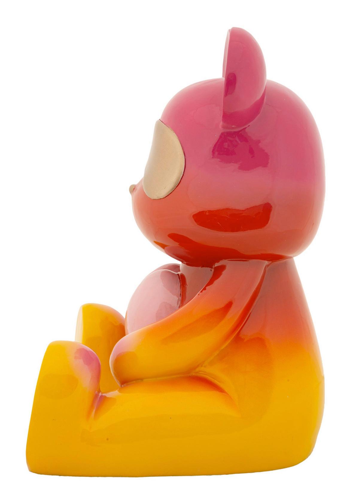 Skulptur Lea Multicolor - Basics, Kunststoff (21.5/32/20.5cm)