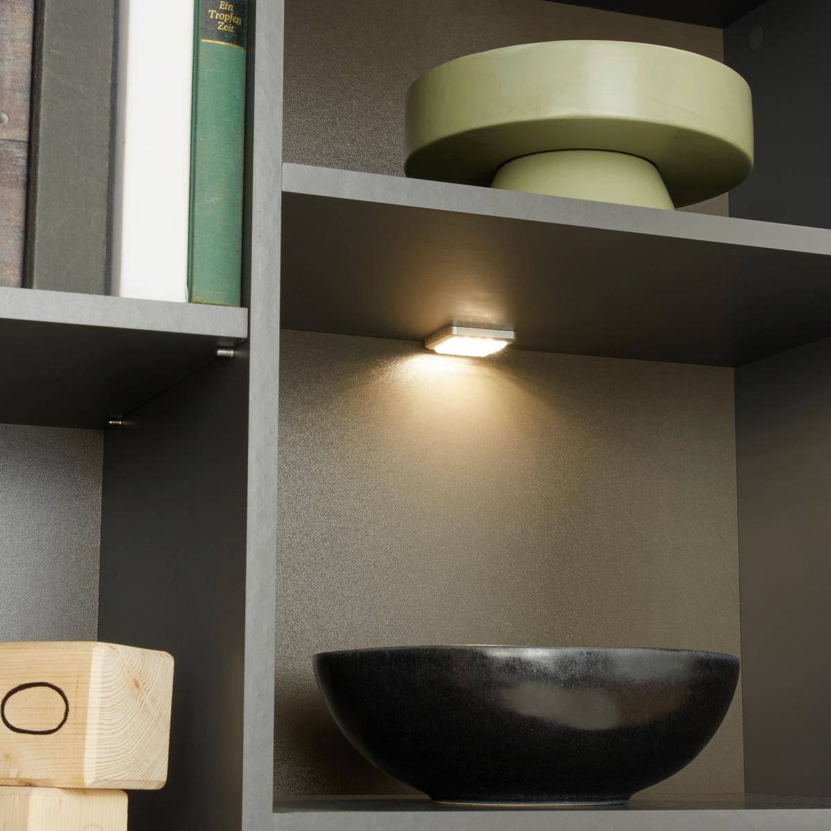 Félmagas Szekrény Bellano - Modern, faalapú anyag (125/128/38cm) - Mömax