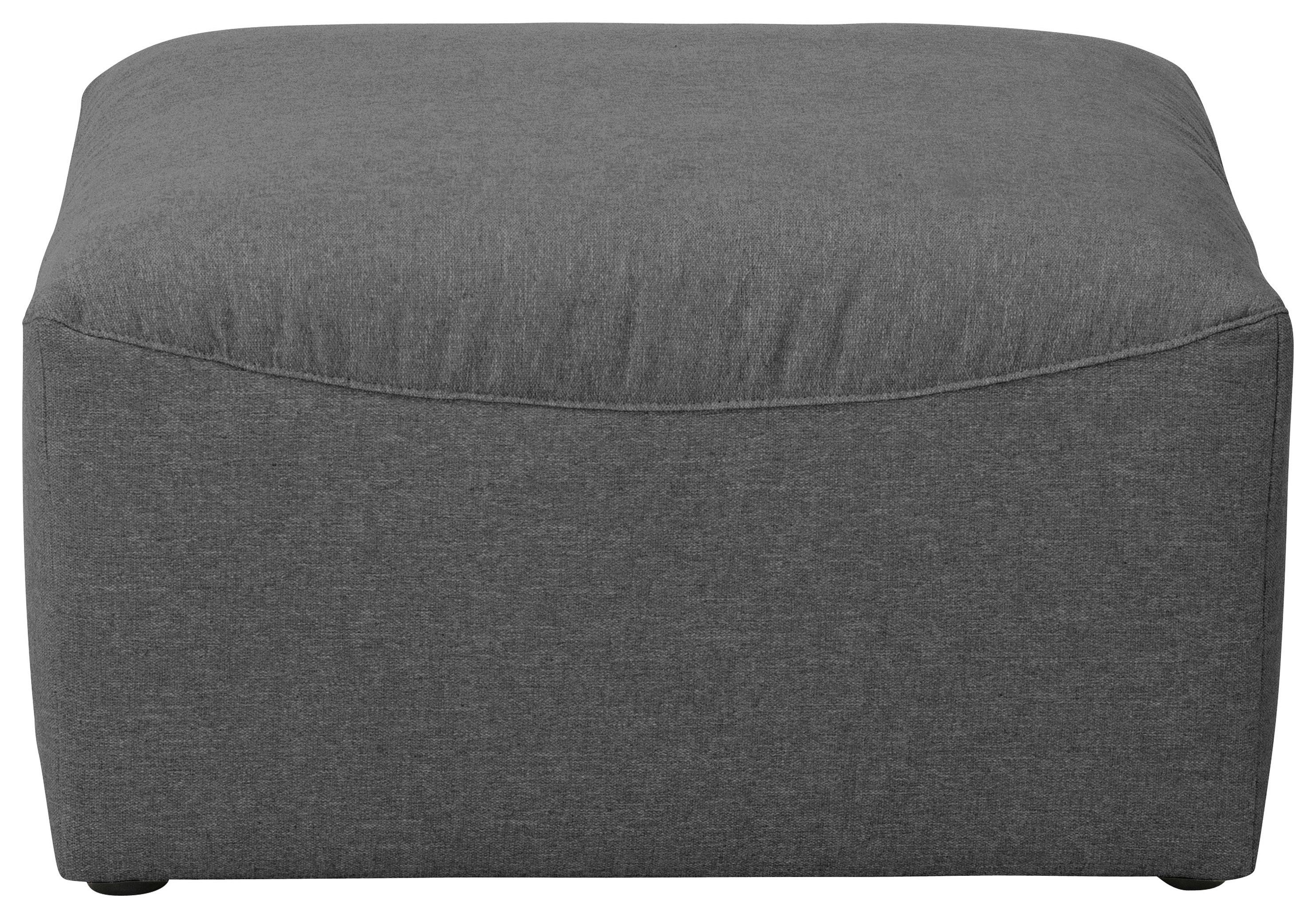 HOCKER LENA - Anthrazit, Design, Kunststoff/Textil (75/45/75cm) - Max Winzer