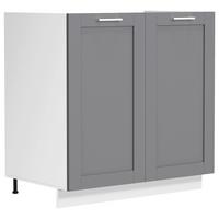 Spodnja Omarica Za Korito Colura, Bela, Antracit, Š 80cm - srebrne barve/bela, Trend, umetna masa/leseni material (80/82/46cm) - MID.YOU