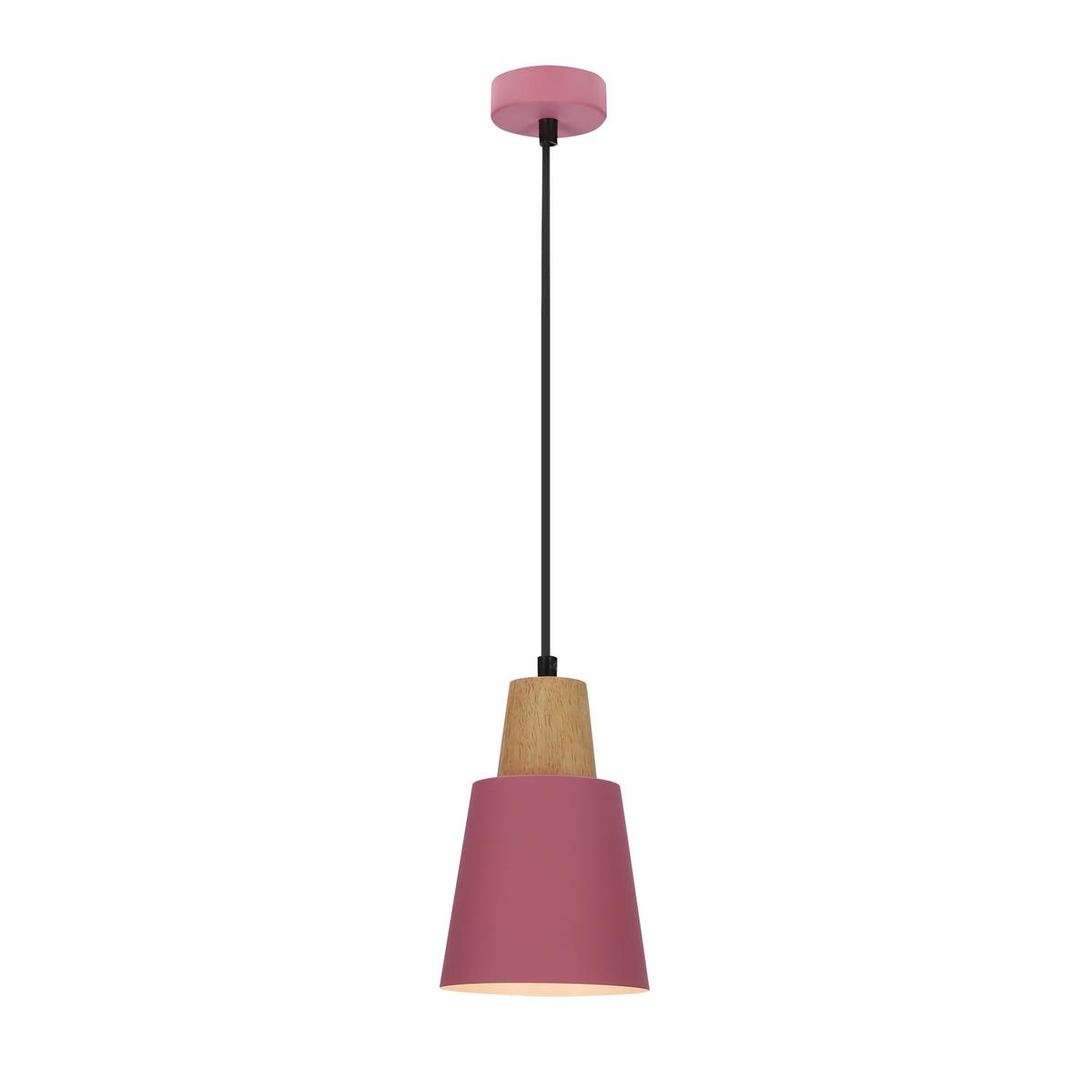 Viseća Svjetiljka Faro - pink/crna, Trend, metal (13/13/80cm)